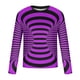 thumbnail image 4 of Blusas y camisas de manga larga con cuello redondo para hombre, blusa informal de manga larga con cuello redondo y estampado., 4 of 5