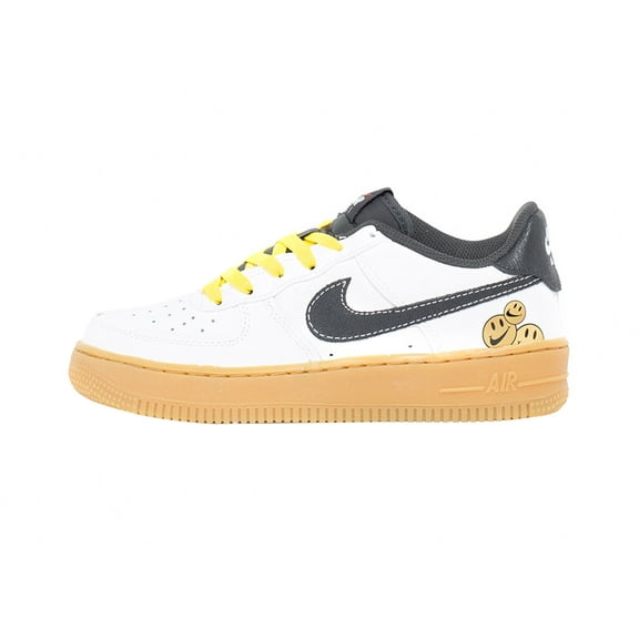 Nike AF1 LV8 'Go The Extra Smile' White/Yellow/Blk (GS) Shoe Size 7Y DO5854-100