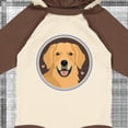 thumbnail image 4 of Inktastic Golden Retriever Dog Boys or Girls Long Sleeve Baby Bodysuit, 4 of 5