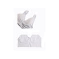 thumbnail image 3 of INSPIRE CHIC Women's Removeable Pads Seamless Wirefree Sleep Vest Tops Sports Yoga Bras XL fit 34A/B White, 3 of 3