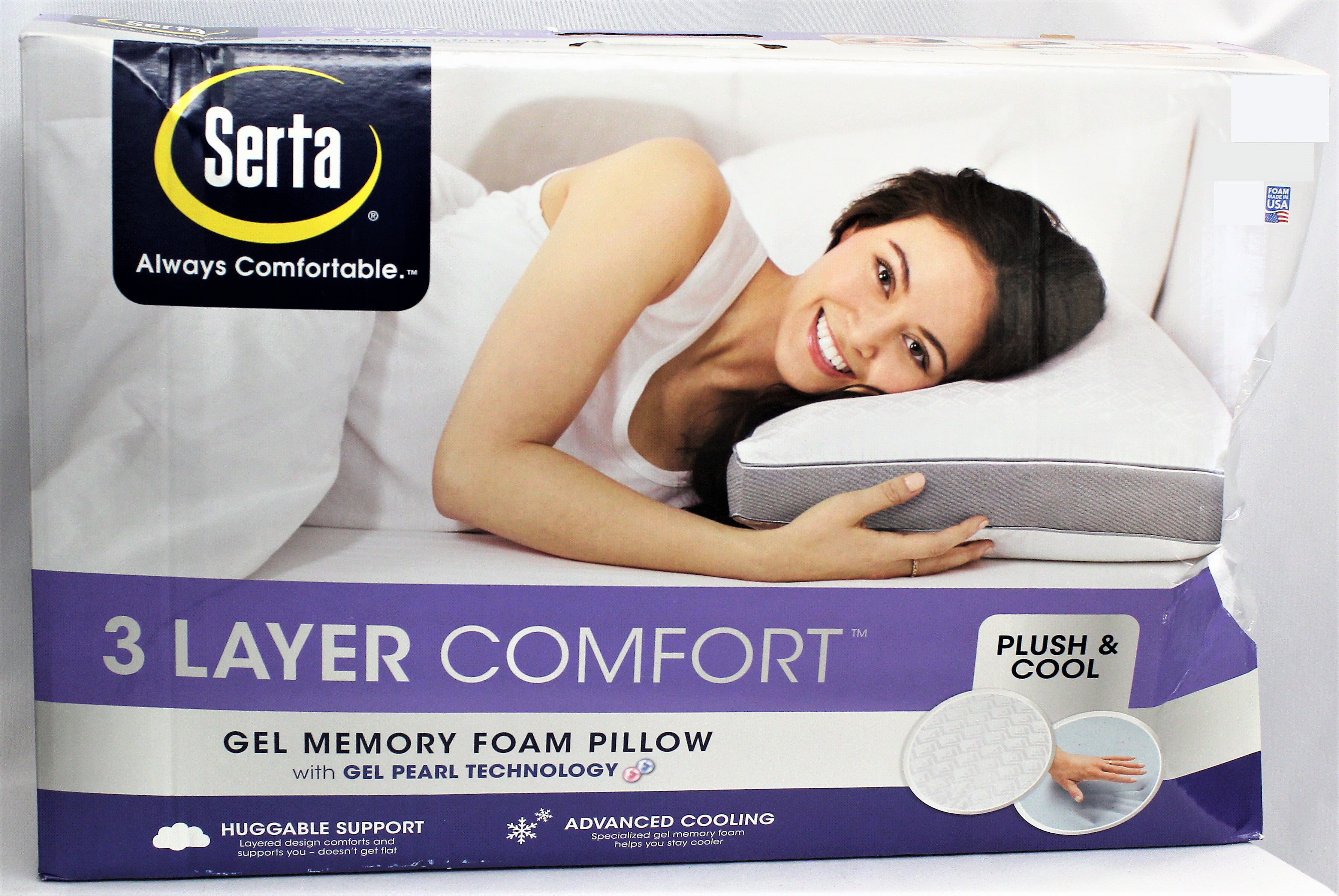 Serta 3 Layer Comfort Pillow - Walmart 