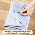 thumbnail image 4 of 20 Pack Self-Adhesive Clothing Organizer Straps for Home and Travel Needs, 4 of 9