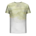 thumbnail image 5 of Penkiiy Men's Women's Shirts Unisex Print Fashion T-Shirts for Adults Teens Novelty Casual Tee Tops 2XL Yellow, 5 of 5