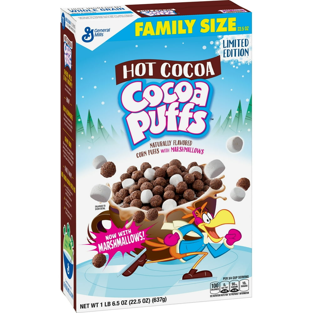Cocoa Puffs Breakfast Cereal, Hot Chocolate, 22.5 Oz