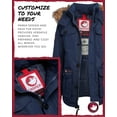 thumbnail image 4 of CANADA WEATHER GEAR Boys' Winter Jacket - Heavyweight Teflon Canvas Parka Coat (Size: 8-20), 4 of 7