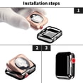 thumbnail image 4 of 42mm Apple Watch Screen Protector Case, Screen Protector Case All-Around Protective Case High Definition Clear Ultra-Thin Cover Watch Compatible, 4 of 7