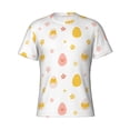 thumbnail image 4 of Qekee Funny Chicken Classic Fit T-Shirt Men's Shirt Men's Tight Short Sleeves for Exercise, Running, Mountaineering - Funny Chicken, 4 of 9