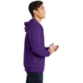 thumbnail image 3 of Port & Company Fan Favorite Fleece Full Zip Hooded Sweatshirt-2XL (Team Purple), 3 of 6