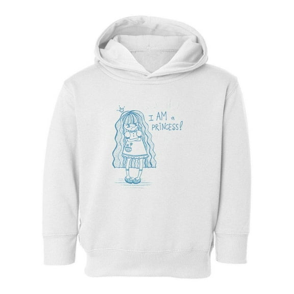 I Am A Princess! Hoodie Toddler -Image by Shutterstock,  5 Toddler