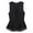 a-Black321, variant on VNKIDY Womens Solid Color Peplum Casual Vest With Button Closure V Neck Sleeveless Waistcoat For Formal Daily Wear Black XXXL/6