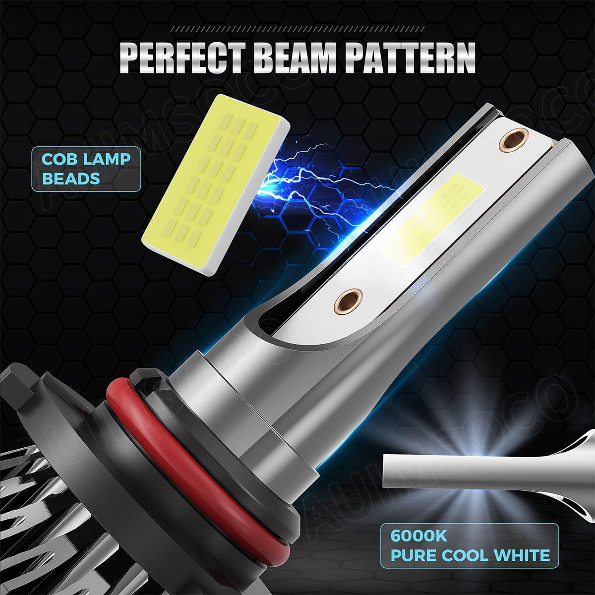 For Nissan Pathfinder 2013-2016 6PCS LED Headlight Bulbs High Low Beam Fog Light, HIGH POWER 300% Brighter