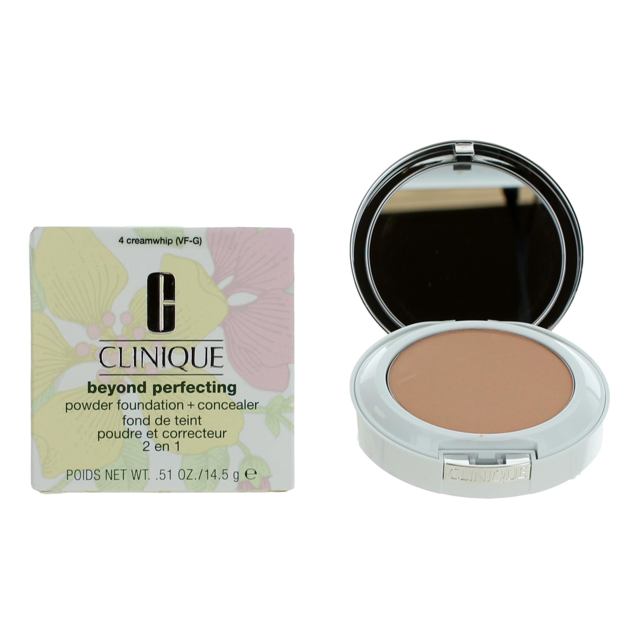 Clinique Beyond Perfecting Powder Foundation + Concealer, [4] Creamwhip 0.51 oz