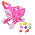 thumbnail image 1 of Kids Shopping Cart Set, Kids Toy Interactive Educational Simulation Toddler Shopping Cart Toy  For Learning Development Pink,Blue, 1 of 8