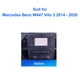 thumbnail image 5 of Radio de coche for Mercedes-Benz W447 Vito 3 2014-2020 Android 2 Din estéreo montaje bisel placa frontal marco kit, 5 of 6