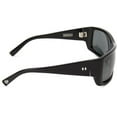 thumbnail image 3 of Tres Noir Men's Bronson Wrap Sunglasses Large Fit 64 mm (Shiny Black / Smoke Polarized Lens), 3 of 4