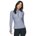 thumbnail image 6 of Avalanche Women's Lightweight Mock Neck 1/4 Zip Running Hiking Top, 6 of 6
