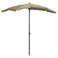 thumbnail image 5 of vidaXL Garden Parasol Anthracite Polyester, Steel Large Tiltable, 5 of 49