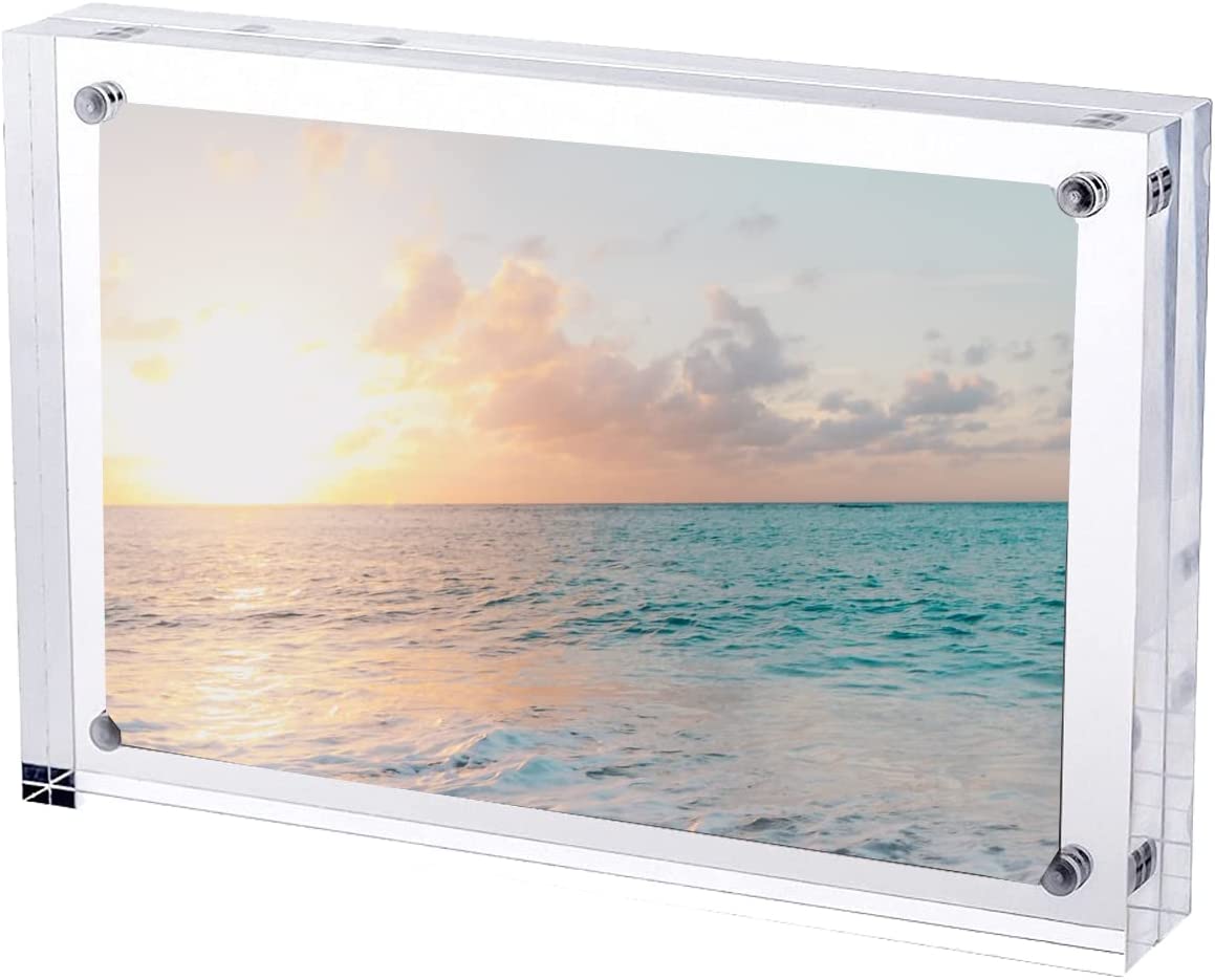Acrylic Picture Frames 5x7 Clear Double Sided Picture Frame