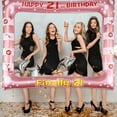 thumbnail image 4 of 1 Pc Birthday Inflatable Photo Frame PVC Party Photo Props Supply for Age 21, 4 of 7