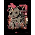 thumbnail image 1 of Ilustrata - Enmarcado Catzilla (Negro, Gris, Rosa), 1 of 2