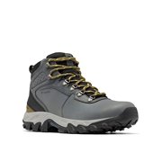 Columbia Men's Newton Ridge Plus II Waterproof Hiking Boot Shoe, Graphite/Black, 16