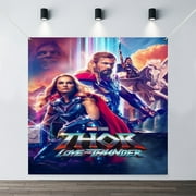 The *Thors holiday banner is perfect for adding festive cheer.35.43x35.43in（90x90cm）