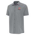thumbnail image 2 of Men's-Antigua  Gray Brad Keselowski Activate Woven Short Sleeve Button-Up Shirt, 2 of 3