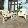 thumbnail image 2 of Highwood 3-pc Lehigh Garden Chair Set with 1 Folding Side Table - Outdoor, Eco-friendly, Synthetic Wood, 2 of 6