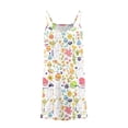 thumbnail image 4 of Mitankcoo Girls Easter Print Dresses Sleeveless Crew Neck Dress with Pockets for Summer Casual Wear, 4 of 6