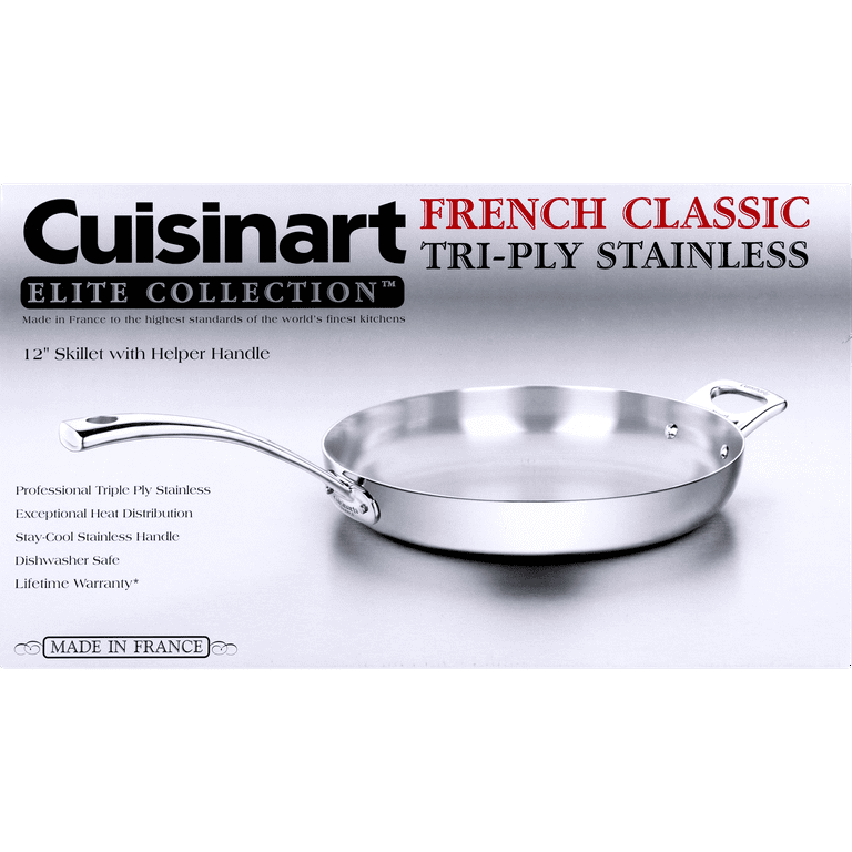 Cuisinart Chef's Classic 12 in. Stainless Steel Stovetop Skillets