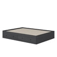 thumbnail image 3 of Sauder Cottage Road Engineered Wood Queen Storage Bed in Raven Oak Finish, 3 of 10