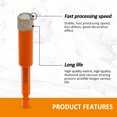 thumbnail image 2 of Dry Diamond Drill Bits 2pcs 5/16" with Quick Change Hex Shank for Granite Marble Porcelain Tile Ceramic, 2 of 2