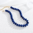 thumbnail image 6 of Leaf Resin Chunky Beaded Necklace for Women, Simple Modern Style Necklace Jewelry Accessory, 6 of 11