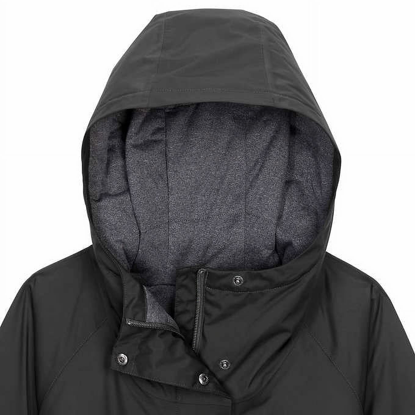 Columbia Women's Waterproof Omni-Tech Waterproof Hooded Jacket, Black, Medium - image 3 of 4