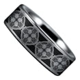 thumbnail image 5 of Tungsten Celtic Cross Ring, 5 of 6