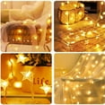 thumbnail image 6 of Star String Lights Indoor,20Ft 40LEDs Twinkle Fairy Lights Battery Operated Waterproof Hanging Christmas Lights Indoor Outdoor for Tent Bedroom Patio Party, 6 of 6