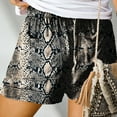thumbnail image 3 of Birdeem Womens Plus Size Drawstring Casual Print Elastic Waist Pocket Loose Shorts Pants, 3 of 6