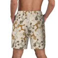 thumbnail image 4 of Goofa Cartoon Poodle Dog Printed Men's Swim Trunks Board Shorts Quick Dry Mens Swimming Trunks with Compression Liner,Breathable Fit Hawaii Beach Shorts-Small, 4 of 9