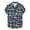 Blue, variant on Hawaiian Shirt for Men Shirts Print Tops Mens Short Sleeve Button Down Shirts Black