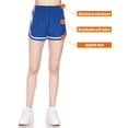 thumbnail image 2 of Women's Active Dolphin Hem Running Shorts Yoga Fitness Sport Elastic Waist Shorts, 2 of 6