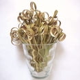 thumbnail image 1 of 200 PCS Cocktail Picks, 4.7 Inch Toothpicks for Appetizers, Green Loop Shape, Mini Food Sticks, Fancy Tooth Picks for Drinks,Fruit,Charcuterie,Cocktail Garnish Accessories, Party Supplies, 1 of 5