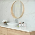 thumbnail image 6 of Bathroom Accessories Set, Toothbrush Holder, Soap Dispenser, Rose Gold and White, 4 Piece, 6 of 7
