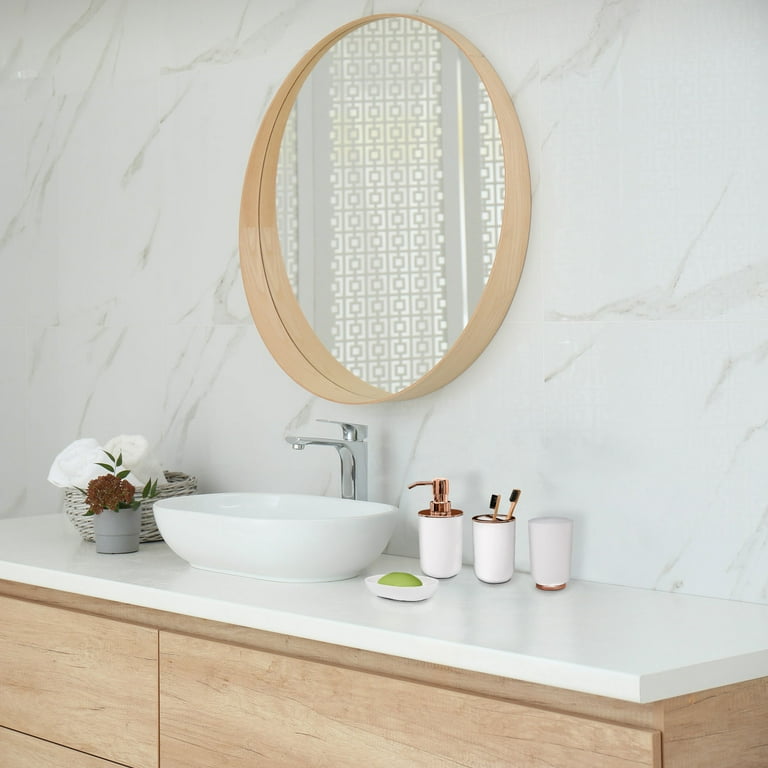 BosilunLife Bathroom Toothbrush Holder - Ceramic Toothbrush