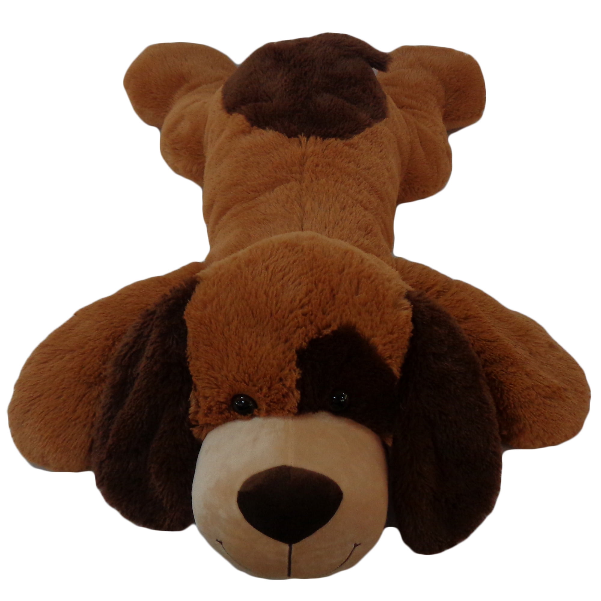 YONLY Brown Dog Plush, Laying