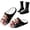 Christmas Cat, variant on Women's Slippers Indoor House Shoes with Cute Socks Set Pink Strawberry Bow Print Comfy Closed Toe Cotton Slippers with Non Slip Sole Calf Socks for Home Hotel Bedroom