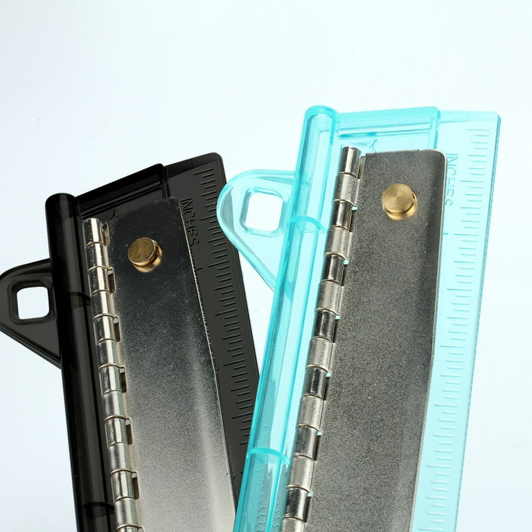 Orange 3-Hole Punch for binder with 10inch ruler