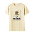 thumbnail image 6 of XCHQRTI Sunflower Shirt Graphic Tees Women Tshirts Short Sleeve Tops Crew Neck Ladies Patriotic Tee Clothes, 6 of 8