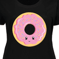 thumbnail image 4 of Inktastic Light Pink Donut Women's Plus Size T-Shirt, 4 of 5