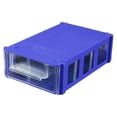 thumbnail image 4 of 2 Pcs Boîtes de Rangement Empilables en Plastique pour Quincaillerie, Pièces, Composants, Vis, Boîte à Outils, 4 of 8