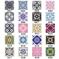 thumbnail image 2 of Juego de 15 azulejos de estilo bohemio de 8, 10 y 12 cm, adhesivos para pared, para mesa, baño, línea de cintura, arte mural, decoración del hogar, papel tapiz dagonal, 2 of 5